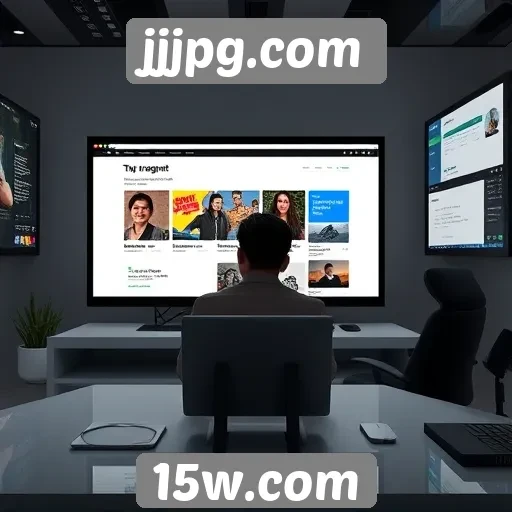 Experiência do usuário no site jjjpg.com